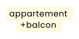 appartement balcon